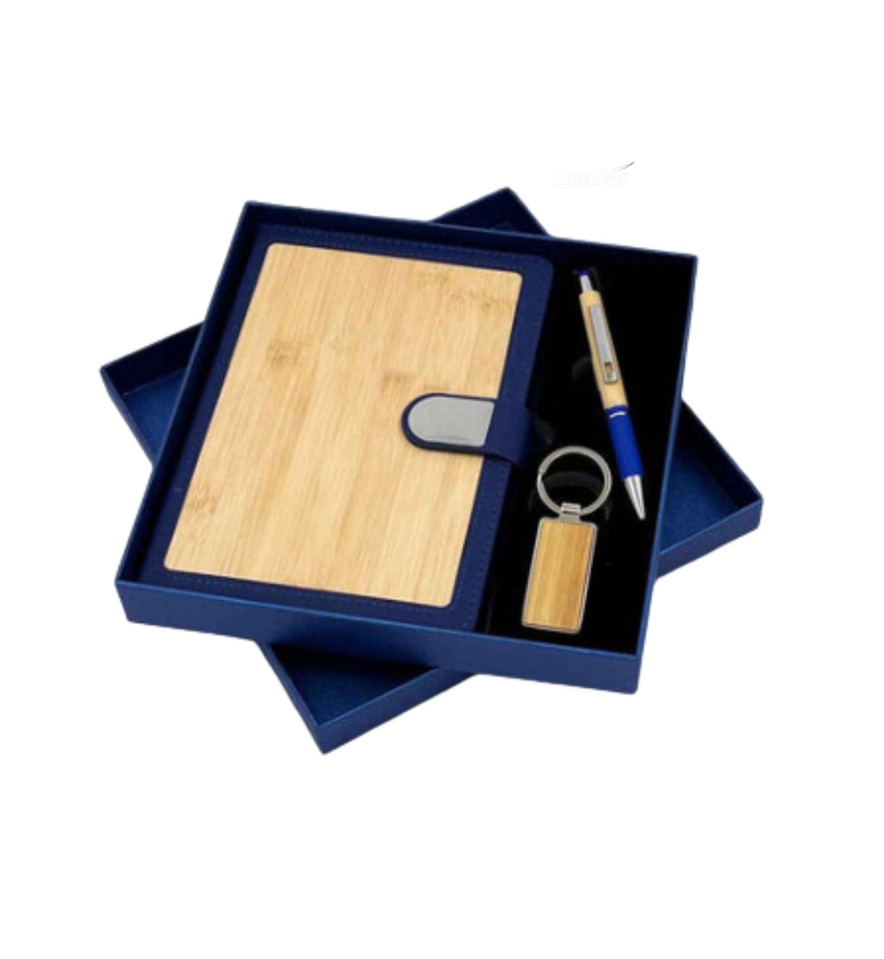 tlxprime-3 in 1 Gift Set Wooden Notebook + Key Chain + Pen TLX-Set-320
