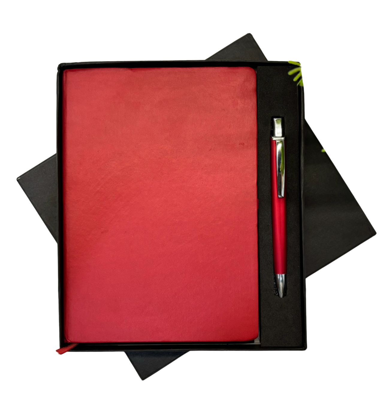 Elastic Notebook A5 With Plastic Pen Combo Set TLX-SET-220 RED