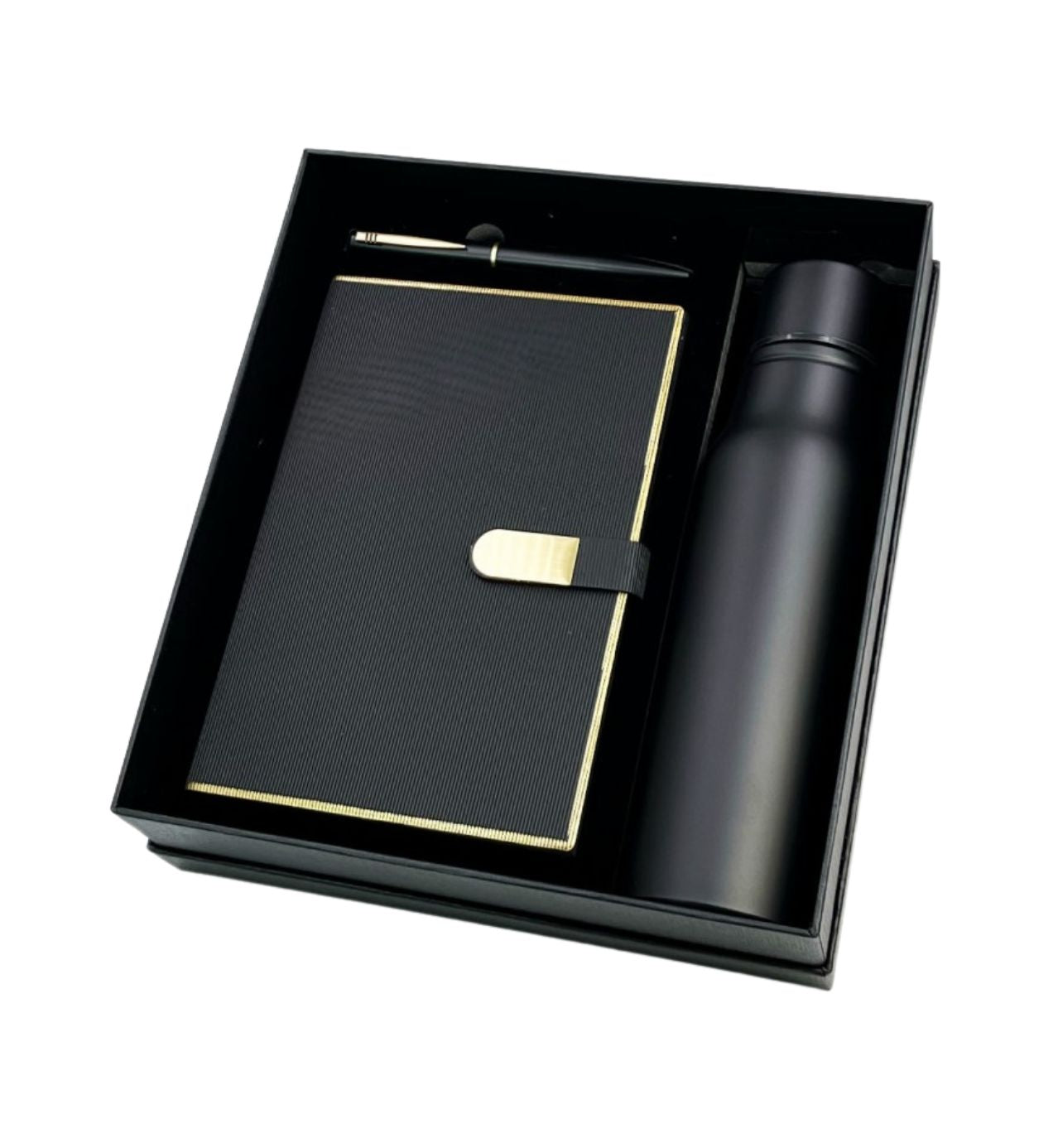 Premium Notebook Metal Pen Stainless Steel Bottle750 ML TLX-SET-318