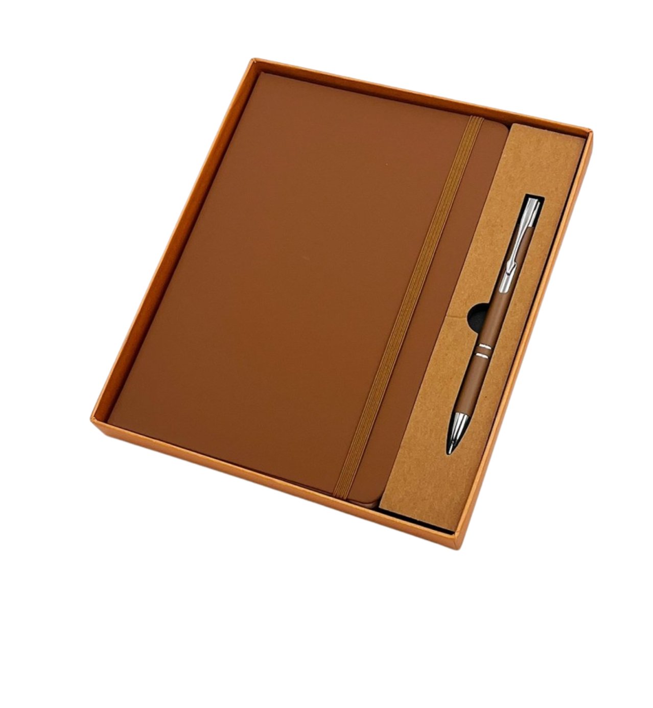 2 in 1 Set Elastic Note Book - Metal Pen TLX-SET-208