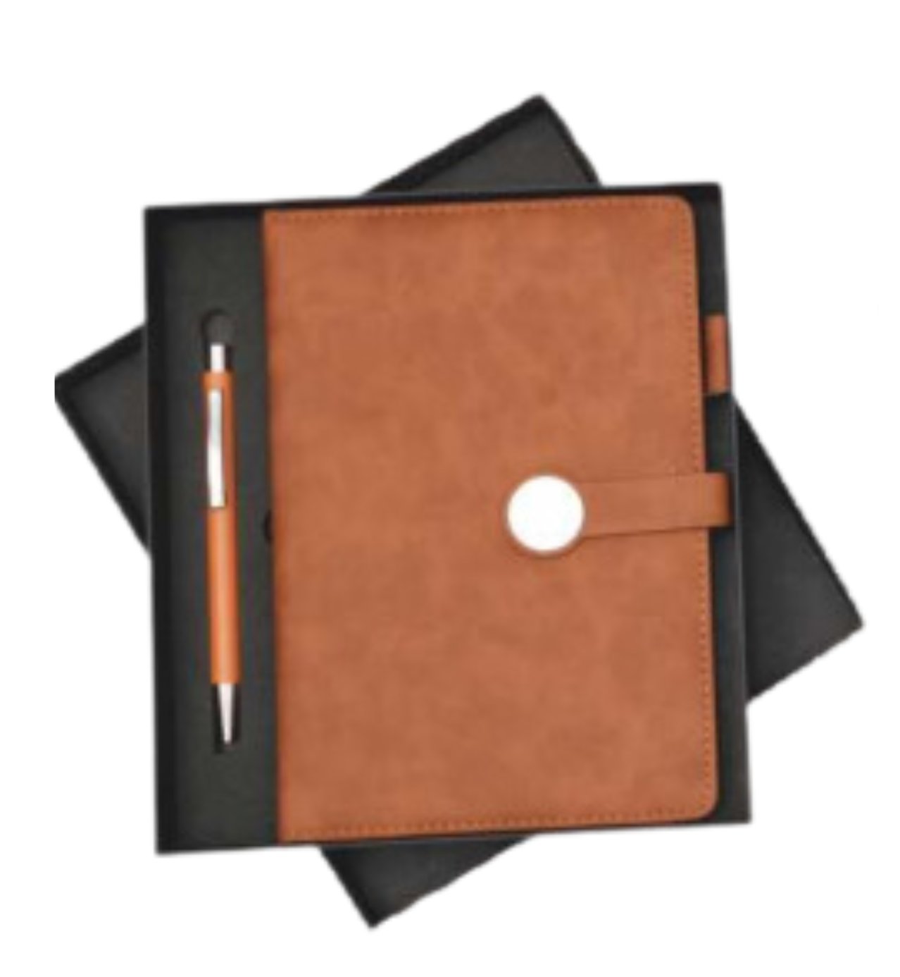 PU Leather Note Book - Metal Pen TLX-SET-216