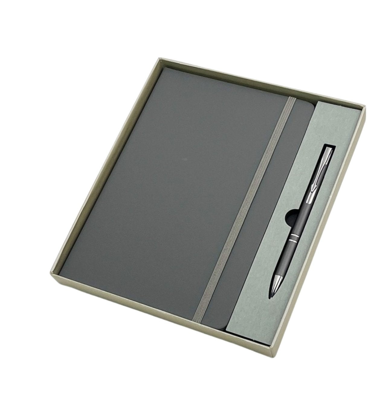 2 in 1 Set Elastic Note Book - Metal Pen TLX-SET-209