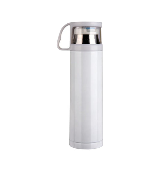White Stainless Steel Vacuum Cup