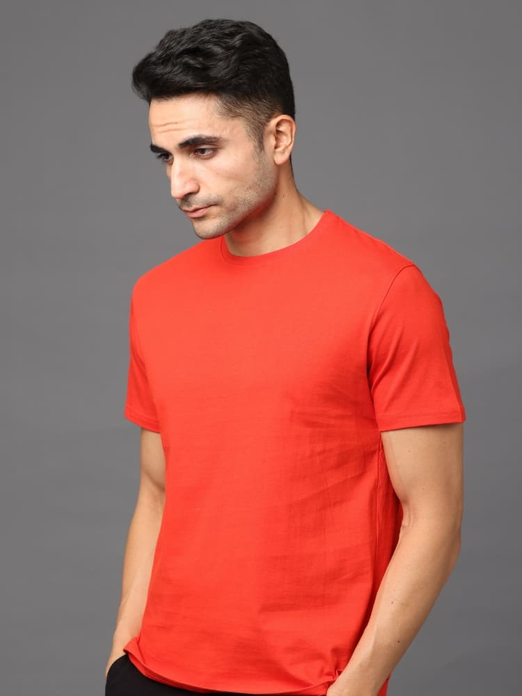 Premium  Round Neck T-Shirts With 7 Colors Options