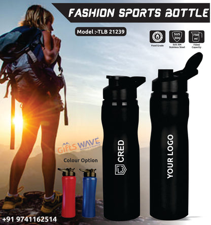 Sports Sipper Bottle -Black