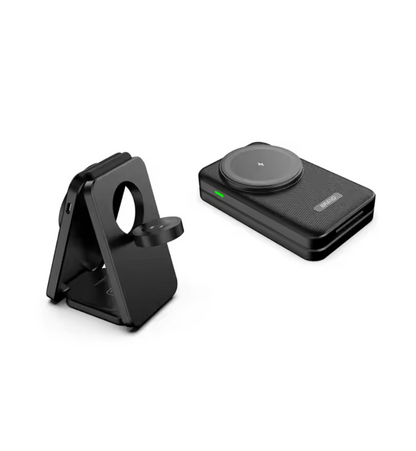 3 in 1 Wireless Charging Station For Mobile Phone , Earbuds , Smart Watch-Foldable Design TLX-006