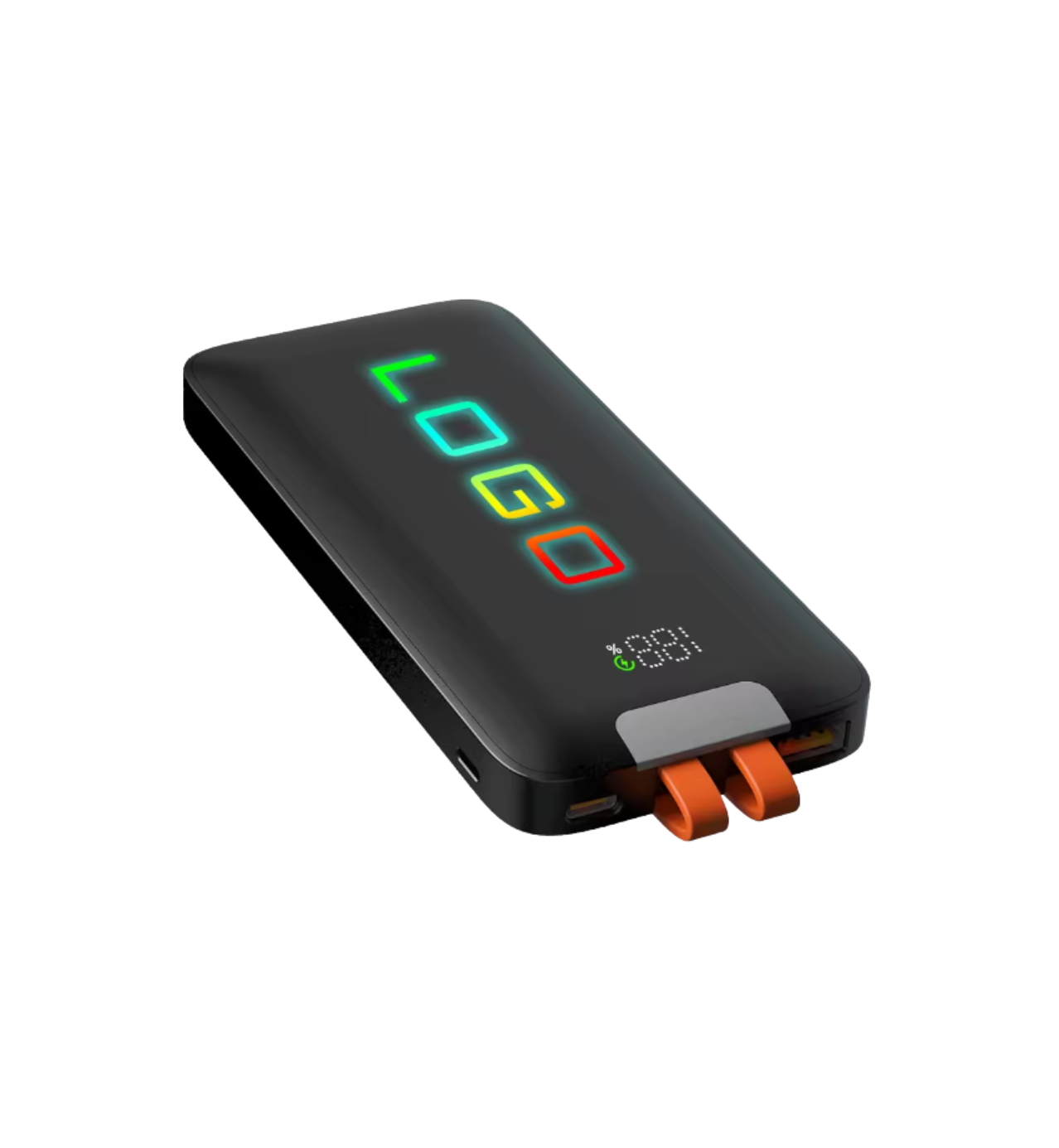 Multi Colored LED Glow Logo Power Bank 10000 mAh TLX-PB-06