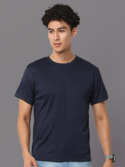 Mobi Tee  Round Neck T-Shirts With 8 Colors Options