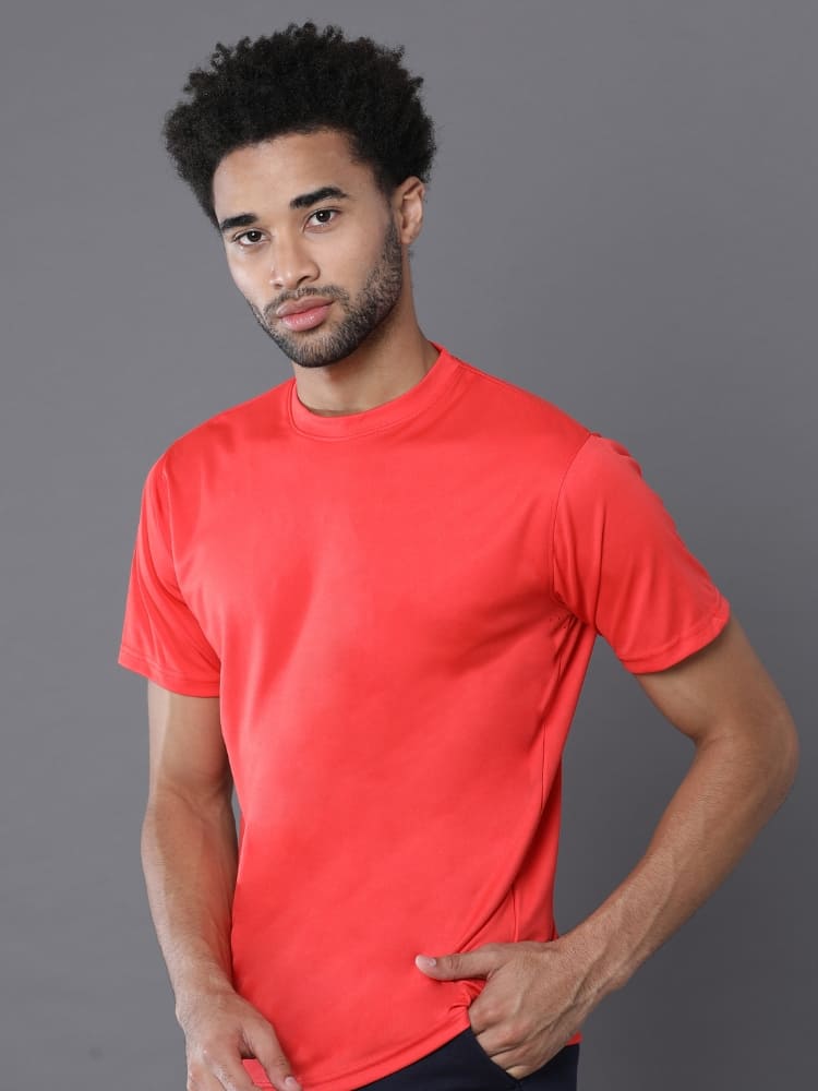 Mobi Tee  Round Neck T-Shirts With 8 Colors Options