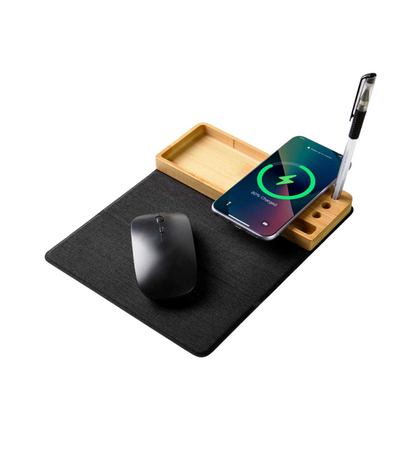 4-in-1 Wireless Charger With Mouse Pad  and Glow Logo TLX-004