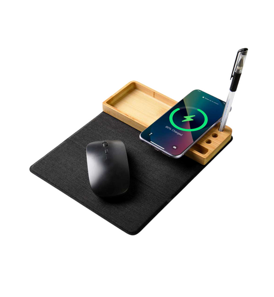 4-in-1 Wireless Charger With Mouse Pad  and Glow Logo TLX-004