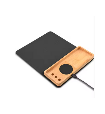 4-in-1 Wireless Charger With Mouse Pad  and Glow Logo TLX-004