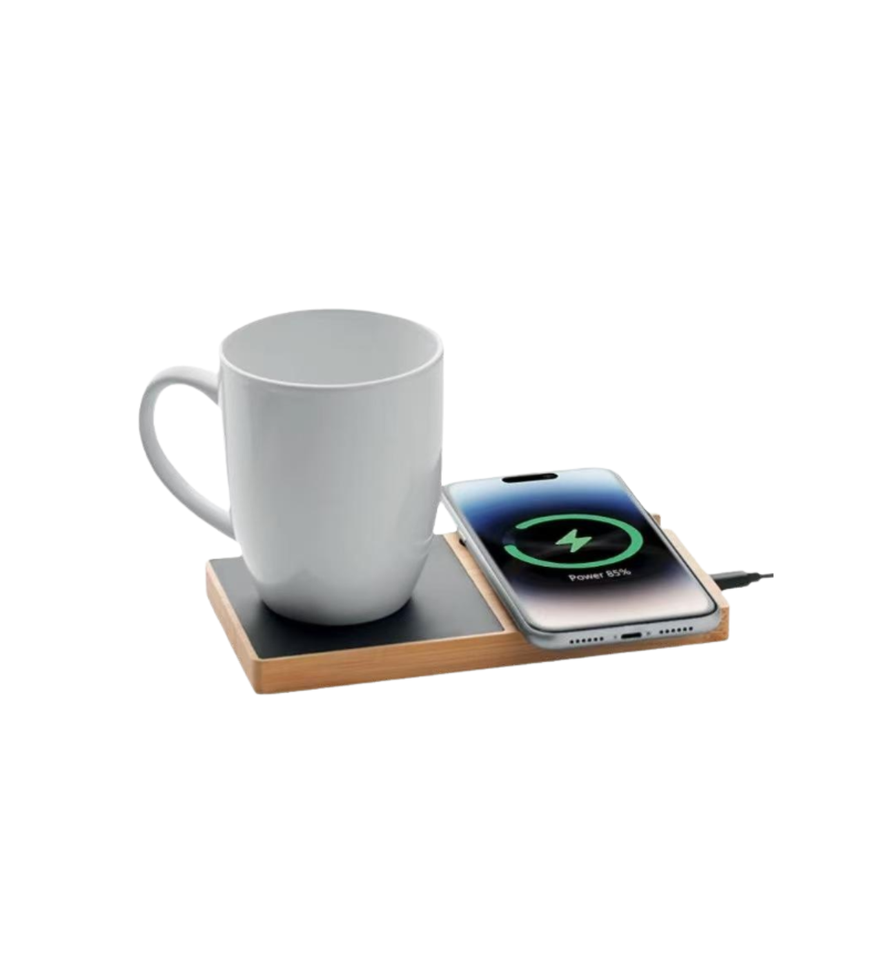 Sustainable Wireless Charger With Cup Warmer TLX-002